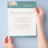 Boom van Life Logo Health and Wellness Flyer (Hand)