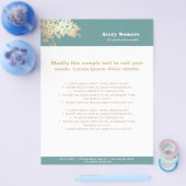 Boom van Life Logo Health and Wellness Flyer (Enkel)