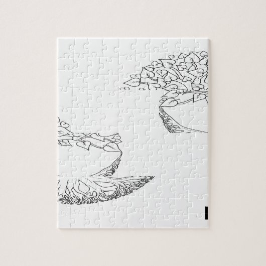 Boom van Life Mandala Legpuzzel (Verticaal)