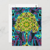 Boom van Life Mandala van Amelia Carrie Briefkaart (Voorkant / Achterkant)