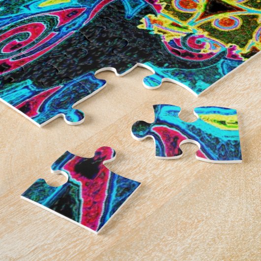 Boom van Life Mandala van Amelia Carrie Legpuzzel (Zijkant)