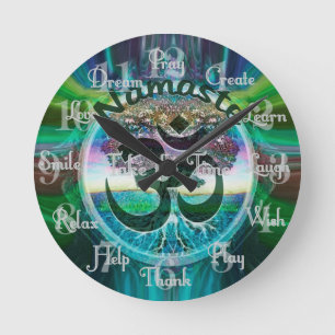 Boom van Life Namaste Ronde Klok