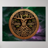 Boom van Life Yggdrasil Poster (Voorkant)