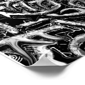 Boom van Life Yin Yang in zwart-wit Poster (Hoek)