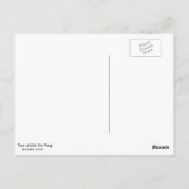 Boom van Life Yin Yang van Amelia Carrie Briefkaart (Achterkant)