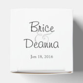 Boom van Love Yellow Favor Bedankdoosjes (Bovenkant)