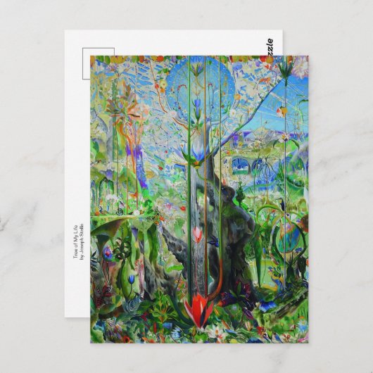 Boom van mijn leven van Joseph Stella Briefkaart (Voorkant / Achterkant)