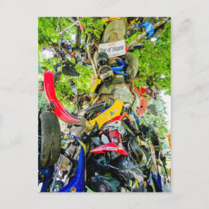 Boom van schaamte staart van de draak briefkaart