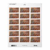 Boom van Tule Oaxaca OAX1 Adres Etiket (Full Sheet)