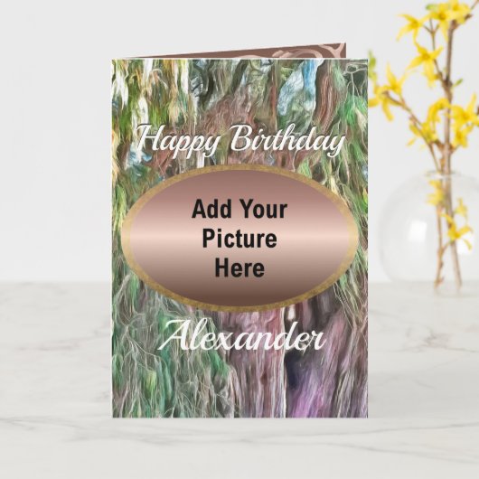 Boom van Tule Oaxaca OAX1 Kaart (Gele Bloem)