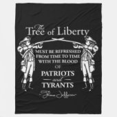 BOOM VAN VRIJHEID FLEECE DEKEN (Voorkant)