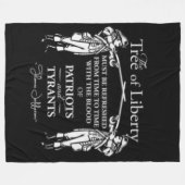 BOOM VAN VRIJHEID FLEECE DEKEN (Voorkant (Horizontaal))