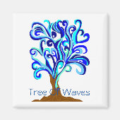 Boom van Waves Magnet (Voorkant)