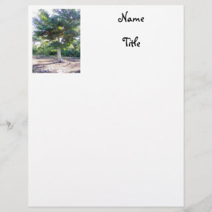 Boom van Wisdom-letterhead Persoonlijk Briefhoofd