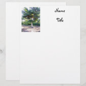 Boom van Wisdom-letterhead Persoonlijk Briefhoofd (Voorkant / Achterkant)