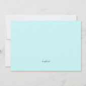 Boom verjaardagsfeestje kaart (Achterkant)