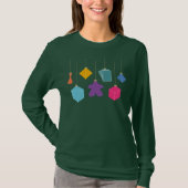 Boom versieren met bordspellen Dames T-shirt (Voorkant)