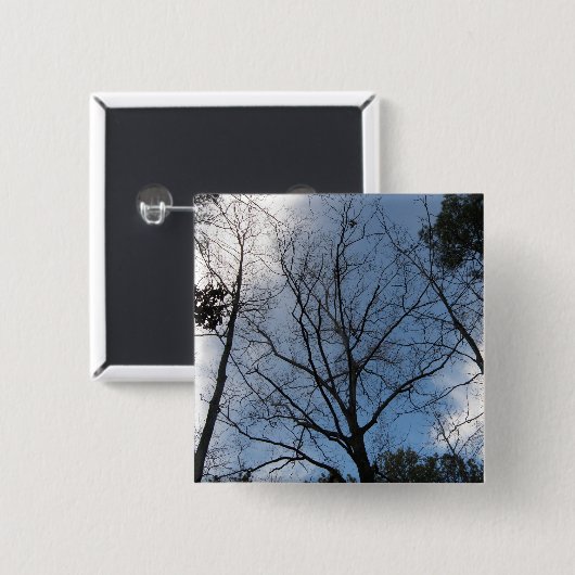 Boom Vierkante Button 5,1 Cm (Voorkant /achterkant)