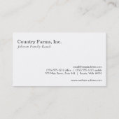 Boom Visitekaartje (Achterkant)