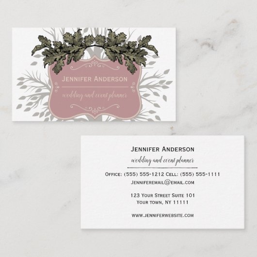  boom visitekaartje (Voorkant / Achterkant)