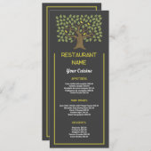 Boom Vogel, Restaurant Slank Menu (Voorkant / Achterkant)