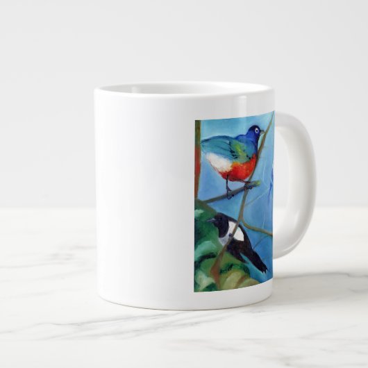 Boom vol vogels 2012 grote koffiekop (Voorkant rechts)