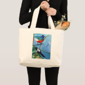 Boom vol vogels 2012 grote tote bag (Voorkant (product))