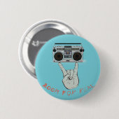 Boom voor echte knop ronde button 5,7 cm (Voorkant /achterkant)