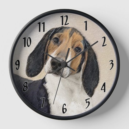 Boom-Walker Coonhound-schilderij - originele kunst (Voorkant)
