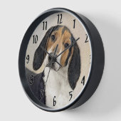 Boom-Walker Coonhound-schilderij - originele kunst (Hoek)
