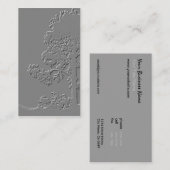 Boom-/waszorg / Faux in reliëf © Visitekaartje (Voorkant / Achterkant)