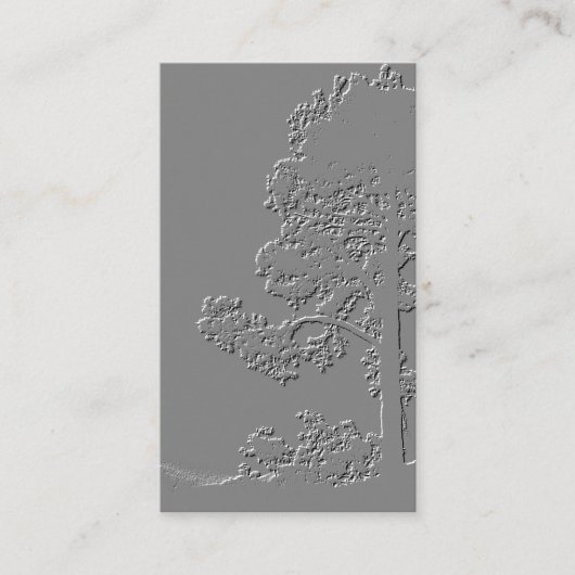 Boom-/waszorg / Faux in reliëf © Visitekaartje (Voorkant)