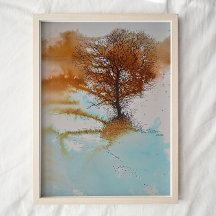 Boom Waterverf Art Print