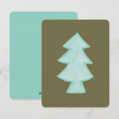 Boom Wenskaart Handgeschetst Feestdagenkaart (Voorkant / Achterkant)