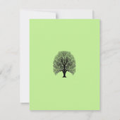 Boom-wervelinnodigingen Kaart (Achterkant)