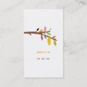 Boom White Visitekaartje (Achterkant)