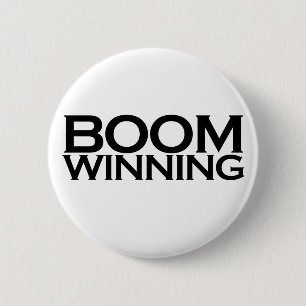 Boom winnend ronde button 5,7 cm
