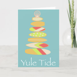 Boom "Yule Tide"-Surf Feestdagen Kaart