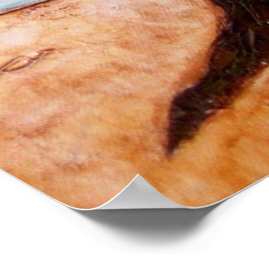 Boom, zon en Poster van de maan (Hoek)