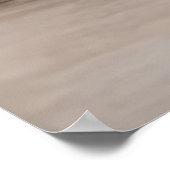 Boom Zonsondergang Gloed Poster (Hoek)
