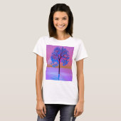 Boom Zonsondergang T-shirt (Voorkant volledig)