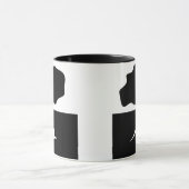 Boom Zwart en Witte Boom Mok (Midden)