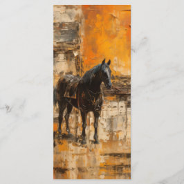 BooMajestic Horse tijdens Abstracte zonsondergang Menu