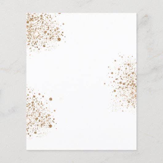 Boombaptisme eucalyptus greenery gold cross (Achterkant)