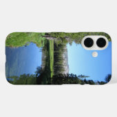 Boombeklede Rivierweide met Mountain Vista Foto Case-Mate iPhone Case (Achterkant (horizontaal))