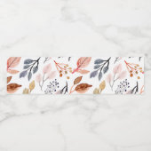 boomblaadjes waterfles etiket (Enkel label)