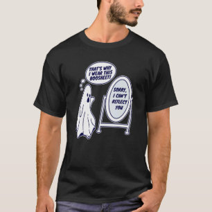 Boomblad met rumpy Ghost Angry Spook Funny T-shirt