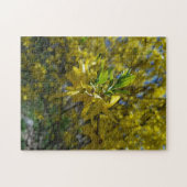 boombladeren groene puzzel (Horizontaal)