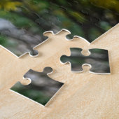 boombladeren groene puzzel legpuzzel (Zijkant)