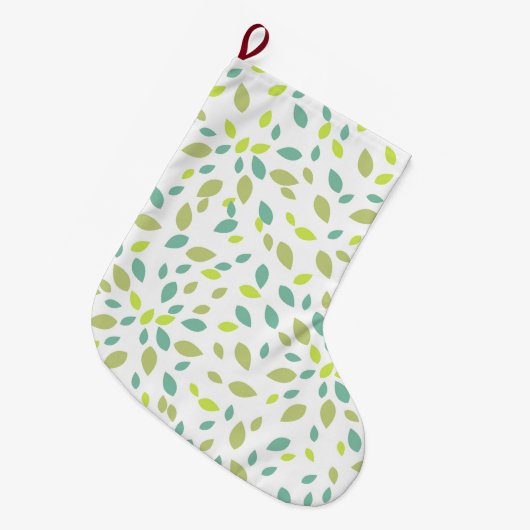 boombladeren grote kerstsok (Voorkant (Hangend))